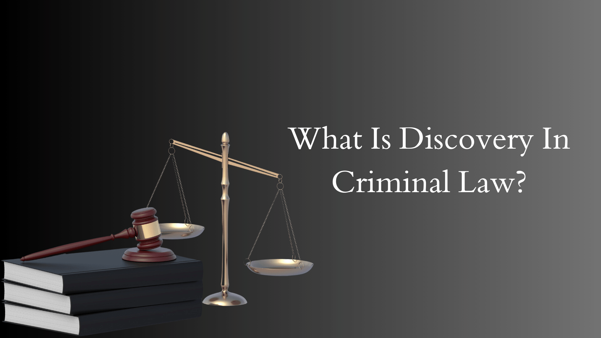 What Is Discovery In Criminal Law