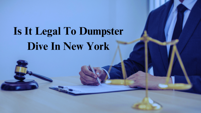 Is It Legal To Dumpster Dive In New York