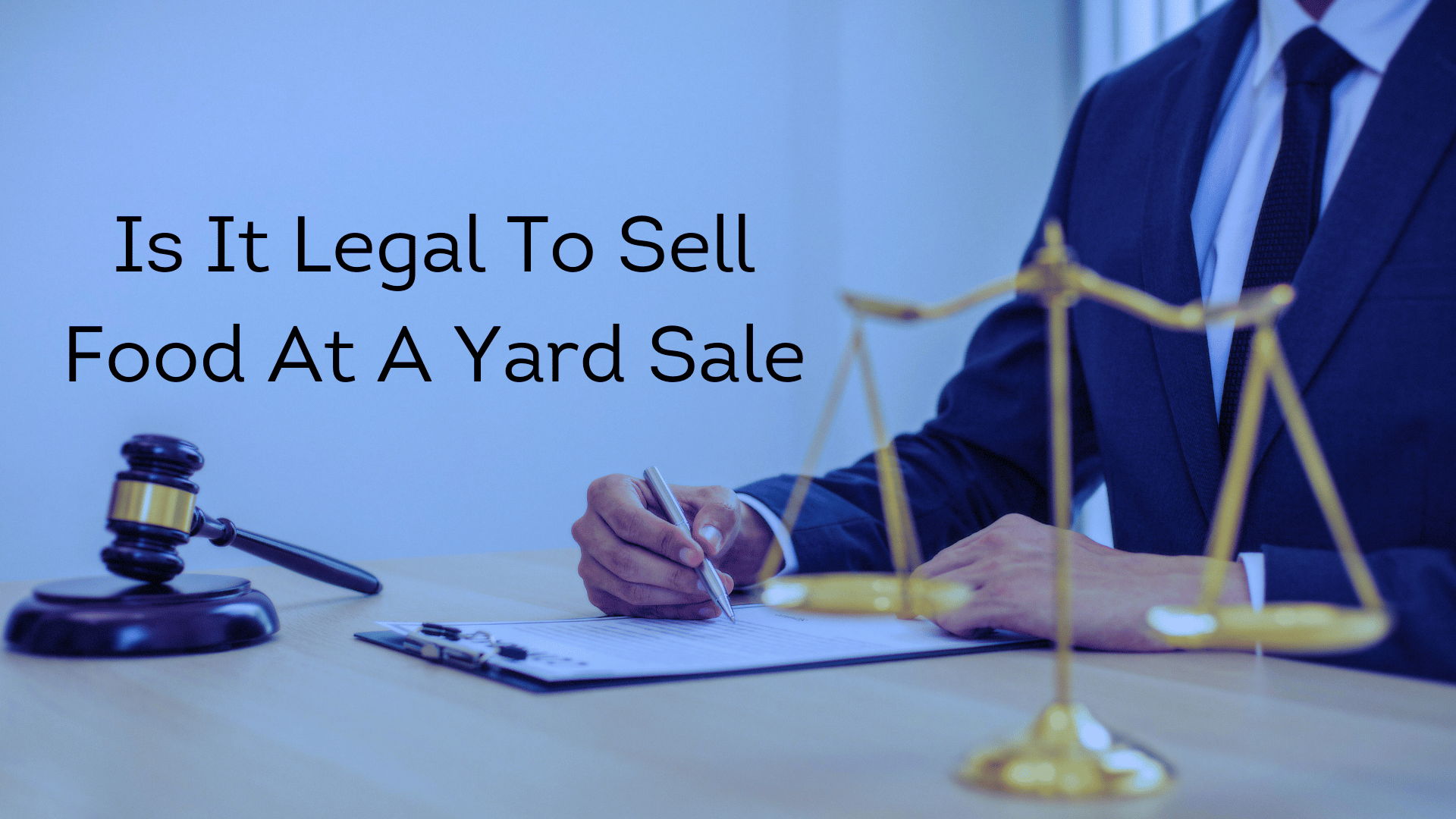 Is It Legal To Sell Food At A Yard Sale