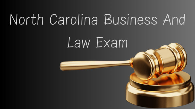 North Carolina Business And Law Exam