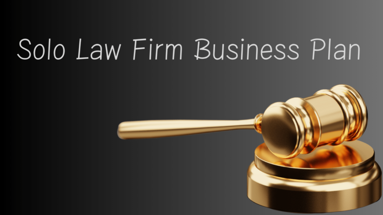 Solo Law Firm Business Plan